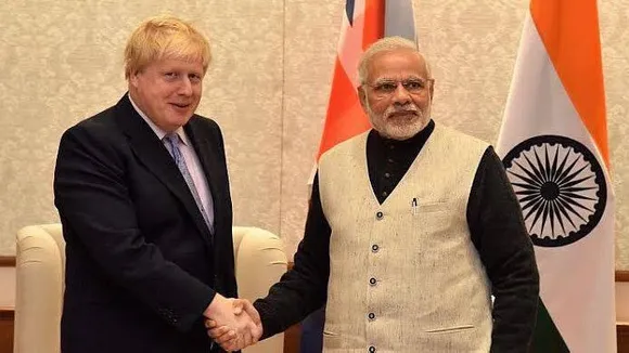 Narendra Modi Met Boris Johnson At G7 Summit