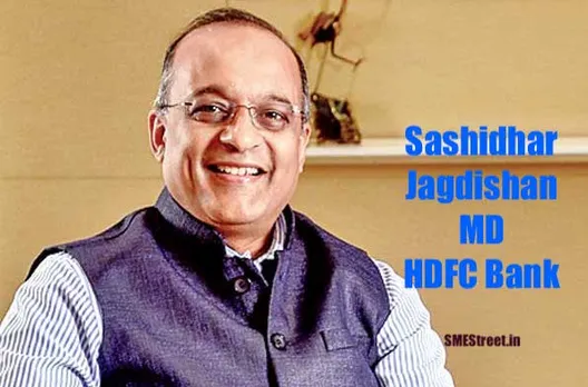 Sashidhar Jagdishan is the new MD of HDFC Bank