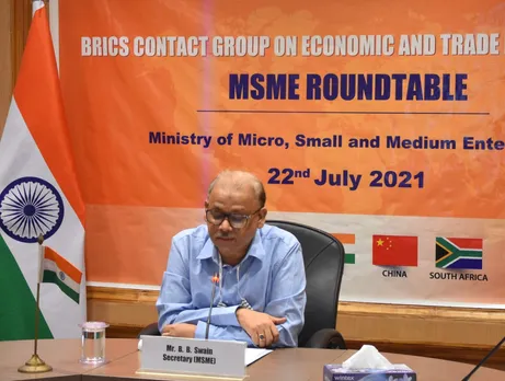 MSME Secretary, BB Swain Addressed Keynote at BRICS MSME Roundtable