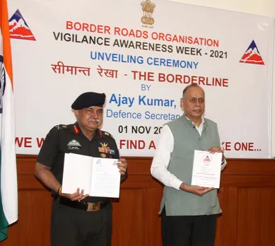 Defence Secretary Dr Ajay Kumar Unveils BRO Manual on Vigilance Awareness Week