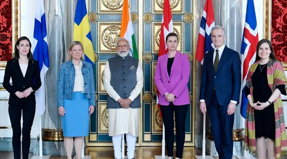 PM Modi and PM Jonas Gahr of Denmark Presented the Joint Statement of 2nd India-Nordic Summit