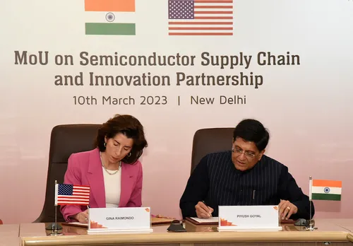 India and US Signed MoU on Semiconductor Supply Chain and Innovation Partnership following the Commercial Dialogue 2023