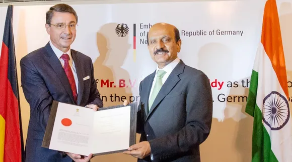 BVR Mohan Reddy Appointed as Honorary Consul for Federal Republic of Germany
