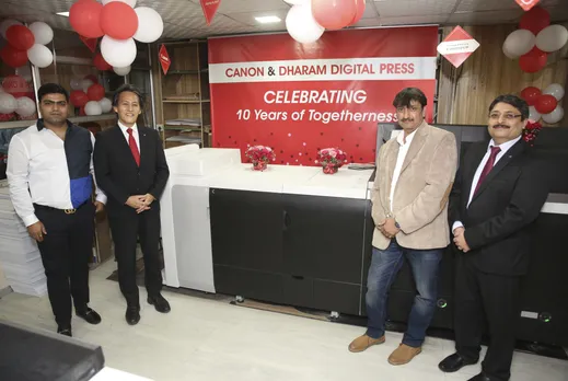 Canon India Marks First Installation of imagePRESS C10010VP in Delhi