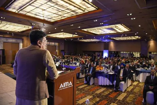 Commerce & Industry and Railways Minister Shri Goyal Addresses AIMA’s 64th Foundation Day Function