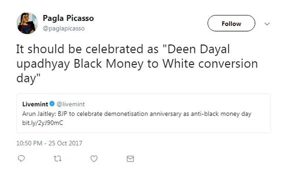 Anti Black Money Day