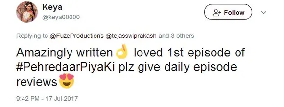 #PehredaarPiyaKi