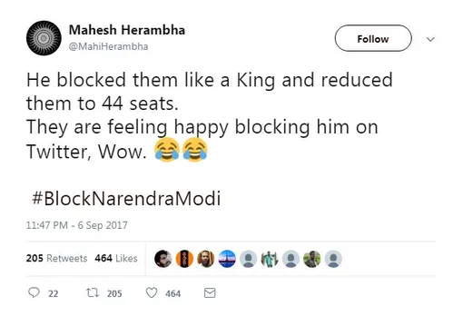 #BlockNarendraModi