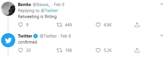 Twitter's Valentine's Day