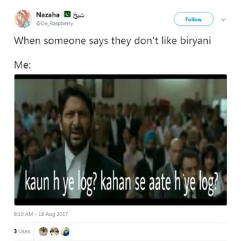 Biryani Memes