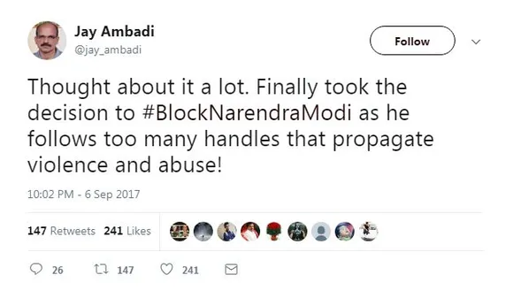 #BlockNarendraModi