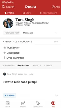 Bollywood characters on Quora