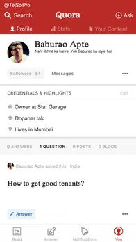 Bollywood characters on Quora