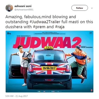#Judwaa2Trailer