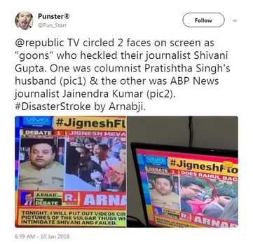 Republic TV apologized