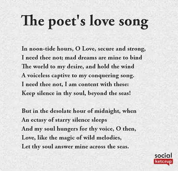 The poet's love Sarojini Naidu poems