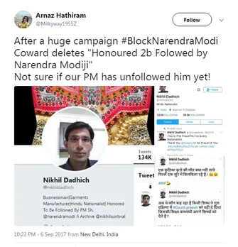 #BlockNarendraModi
