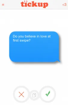 love at first swipe