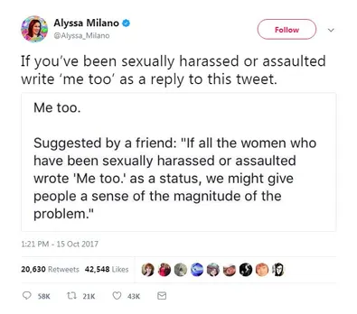 #MeToo movement