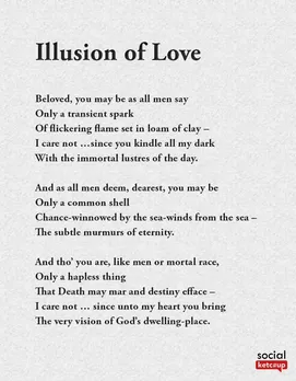 Illusion of Love Sarojini Naidu poems