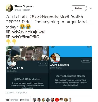 #BlockNarendraModi