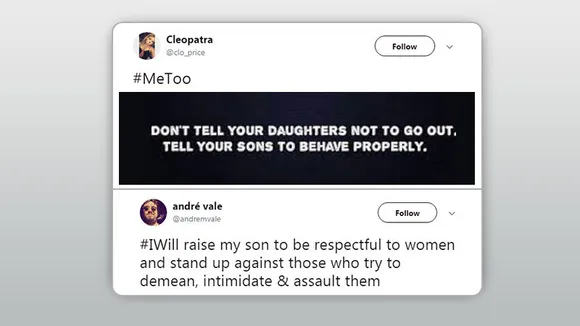 After women unite under the #MeToo movement, men respond with #IWill