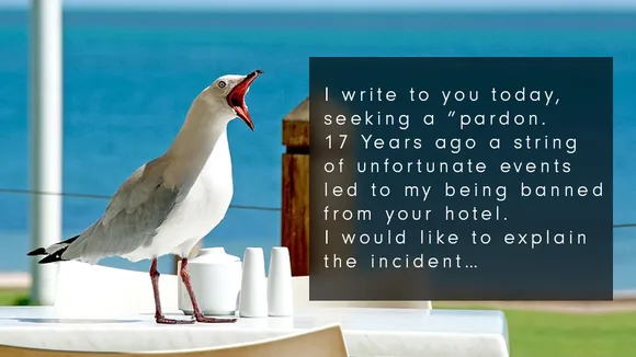 Man requests pardon from Hotel that banned him for life due to a hilarious incident