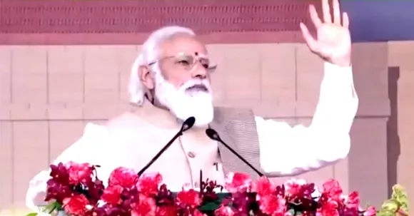 PM Modi lays down the foundation stone for the new parliament building