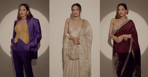 Komal Pandey has us uber excited for this Diwali with her '21 festive outfits' video