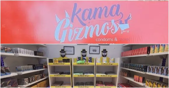 India's first legal sexual wellness shop, 'Kama Gizmos' is hard to miss