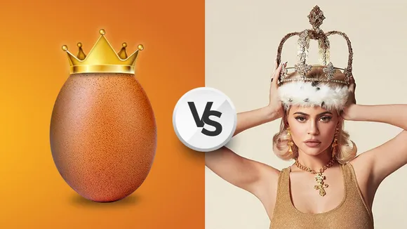 Kylie Jenner dethroned by an egg! Yes by an egg!