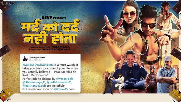 Mard Ko Dard Nahi Hota hits the right notes with celebs, critics and fans