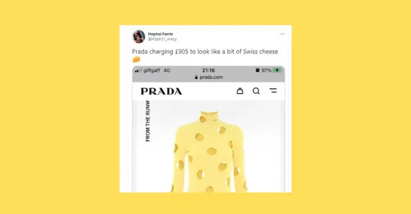 Can the Devil afford Prada? Internet wonders as Prada's yellow sweater worth Rs. 90k goes viral