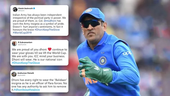 ICC sends notice to BCCI to remove Dhoni’s controversial glove; fans lash out saying #DhoniKeepTheGlove