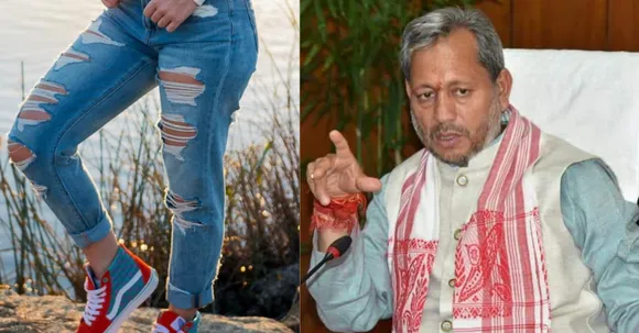 Netizens enraged over Uttarakhand CM’s comment on women wearing ripped jeans