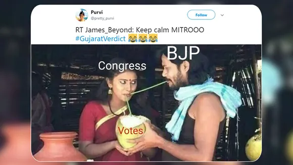 BJP winning and jokes too : Gujarat Election results on Twitter are hilarious