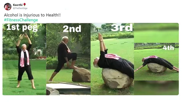 Twitter memes the hell out of Narendra Modi's Fitness Challenge video