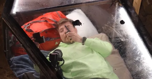 American YouTuber MrBeast buries himself alive in a coffin for 50 hours