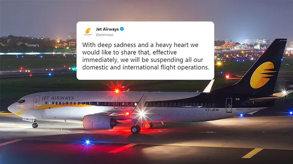 As Jet Airways took its last flight yesterday, heavy-hearted Netizens took to Twitter to express their grief and support!
