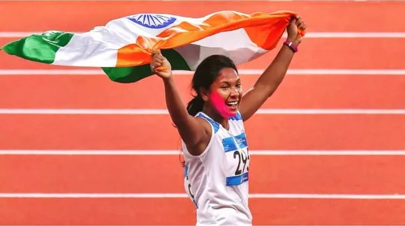 Arjuna Award winner heptathlete Swapna Barman is racing her way to glory
