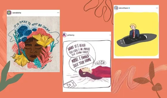 These Instagram artists depict mental health issues with their incredible  art