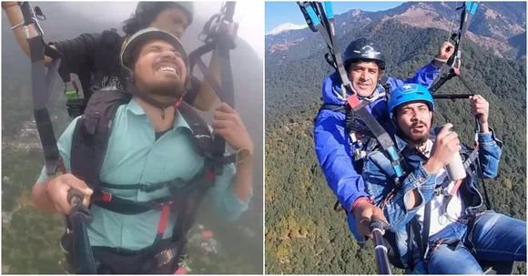 Viral Indian, Vipin Sahu overcomes his fear with this Paragliding 2.0 video