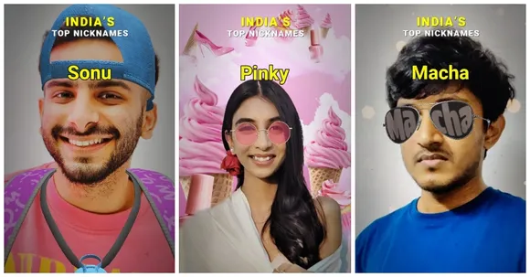 Snapchat’s newly launched India’s Top Nicknames AR Lens gives creators their own nicknames