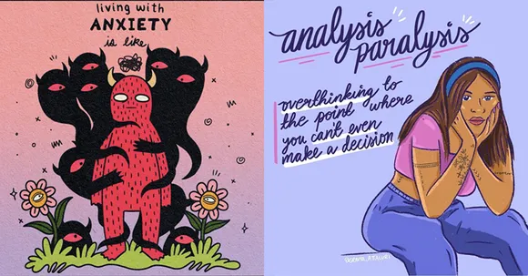 These artists show you what living with anxiety feels like