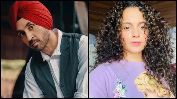 Diljit Dosanjh slams Kangana Ranaut for her Tweets about the farmers' protest