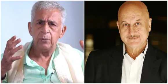 Anupam Kher replies with a video to Naseeruddin Shah's clown comment; says he doesn't take him seriously
