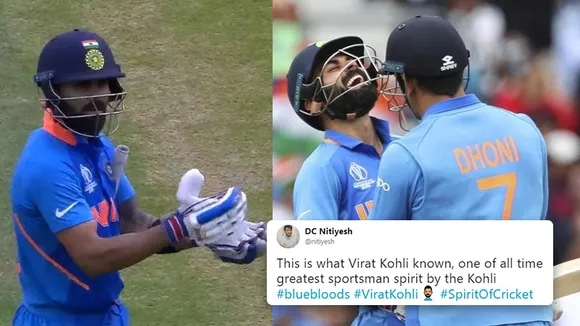 Virat Kohli wins hearts again by his gentlemanly ways on the cricket field!