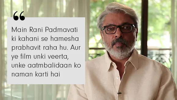 Sanjay Leela Bhansali has a message for 'Padmavati' haters