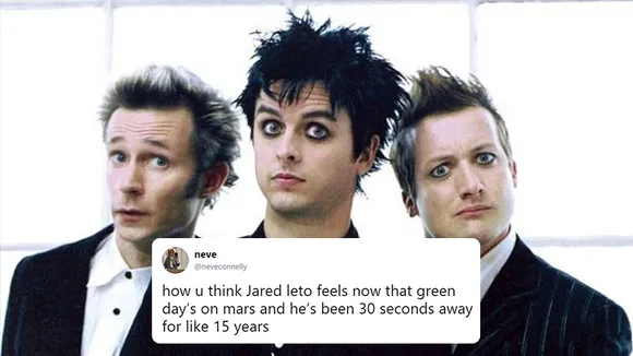 Green Day has officially landed on Mars