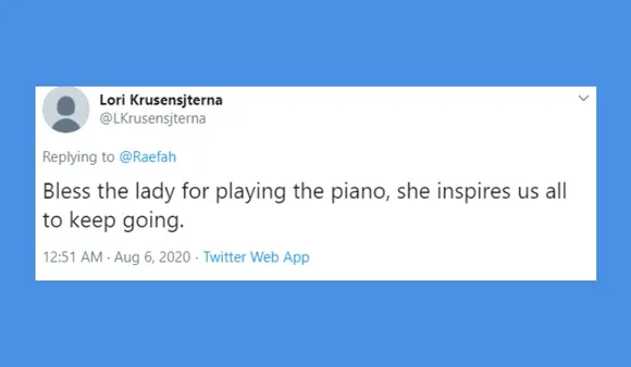 This video of an elderly Lebanese woman playing Piano is instilling hope in people